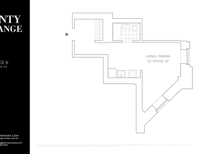 Studio apartment at 20 Exchange Place, Unit 06 - 30, Financial District, photo 1 of 1