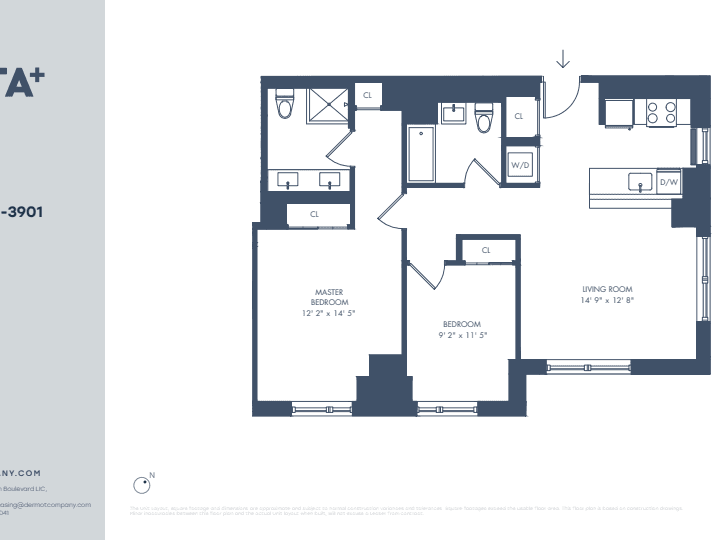2 Bed apartment at 29-22 Northern Boulevard, Unit 3701 - AA, Long Island City, photo 1 of 1