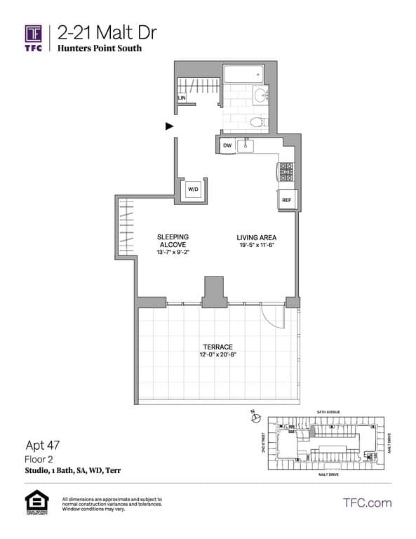 Studio apartment at 2-21 Malt Drive, Unit 247, Long Island City, photo 1 of 1