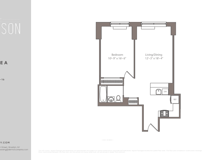 1 Bed apartment at 225 Schermerhorn Street, Unit 225-15A, Boerum Hill, photo 1 of 1