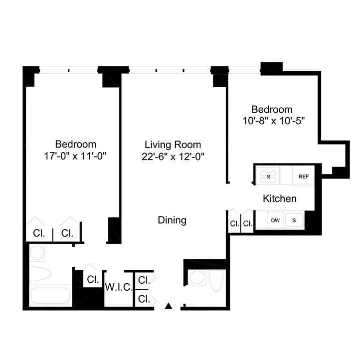 2 Bed apartment at 300 East 75th Street, Unit 32L, Upper East Side, photo 1 of 1
