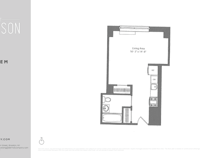 Studio apartment at 225 Schermerhorn Street, Unit 7M, Boerum Hill, photo 1 of 1